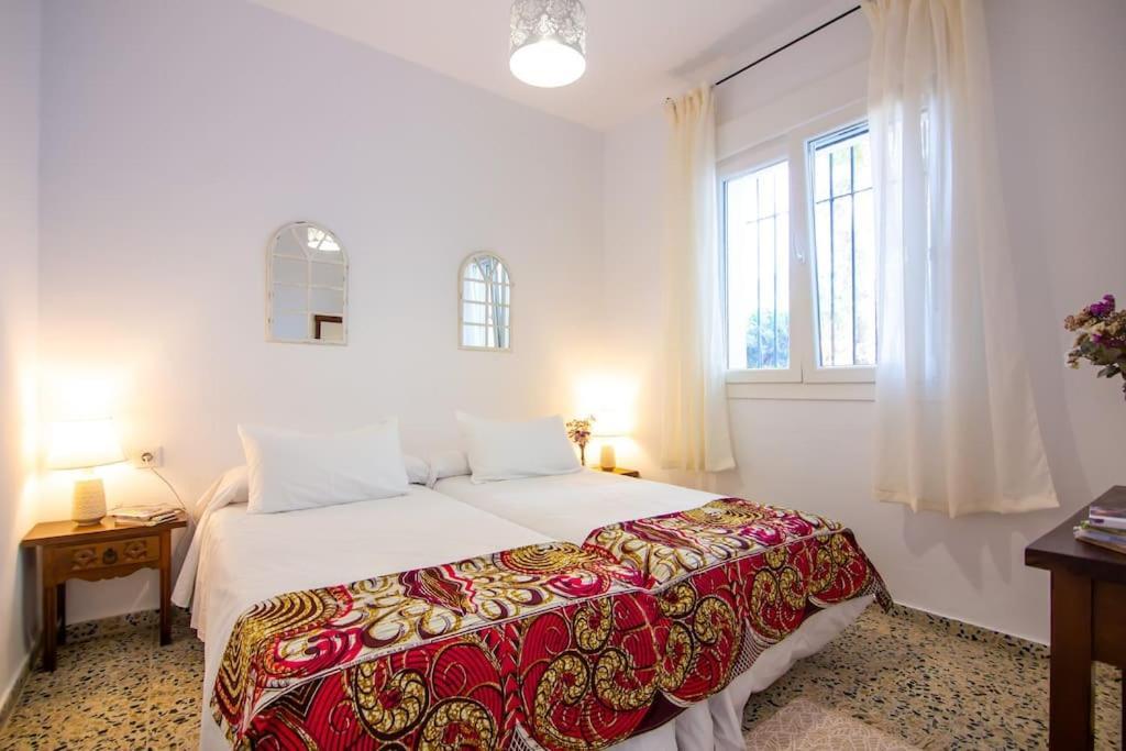 Casa De Meca, A 100M De La Playa Villa Los Canos De Meca Bagian luar foto