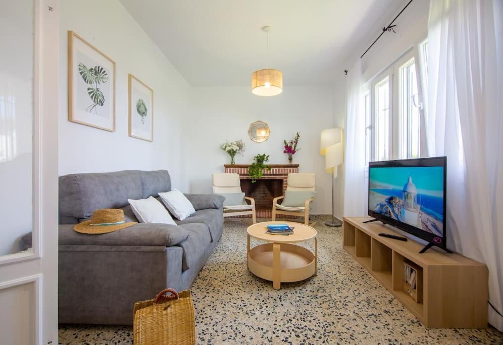 Casa De Meca, A 100M De La Playa Villa Los Canos De Meca Bagian luar foto
